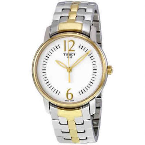 Tissot Lady Round Trend Silver Dial Ladies Watch T0522102203700 - Silver Dial, Two-tone (Silver-tone and Yellow Gold PVD) Band