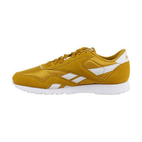 Reebok Classic Nylon CN4991 Mens Yellow Lace Up Athletic Running Shoes 8