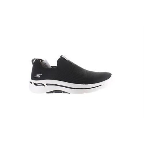 Skechers Womens Black Walking Shoes Size 8 4555630
