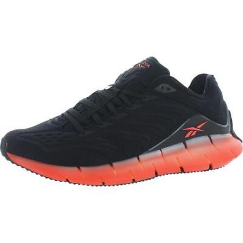Reebok Mens Zig Kinetica Black Running Shoes Sneakers 15 Medium D Bhfo 5667