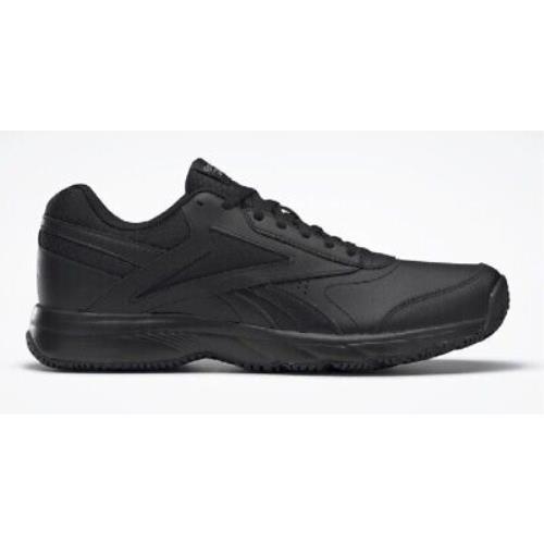 Reebok Mens Work N Cushion 4.0 Walking Shoe Adult Black/cold Grey/black 7.5 M