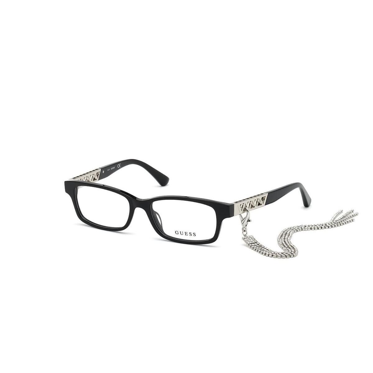 Guess GU2785 001 Women`s Shiny Black Eyeglasses