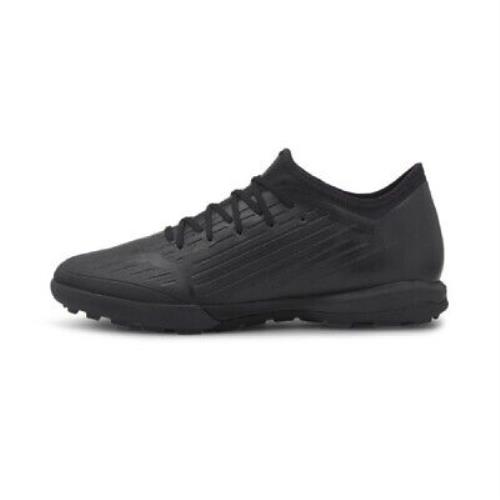 Puma Men`s Ultra TT Soccer Shoes in Black Size 7.5