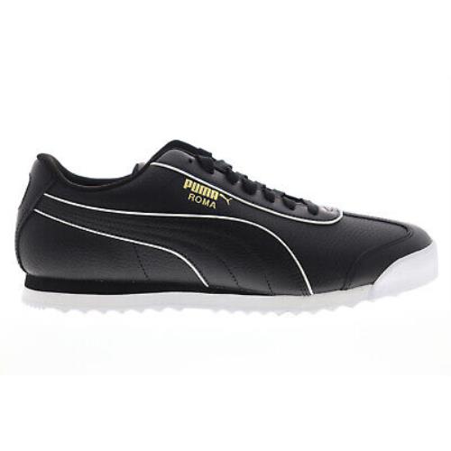 Puma Roma Basic BW 37240102 Mens Black Low Top Lifestyle Sneakers Shoes 8.5