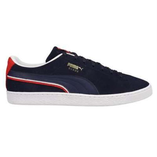 Puma 381175-04 Suede Triplex Lace Up Mens Sneakers Shoes Casual - Blue
