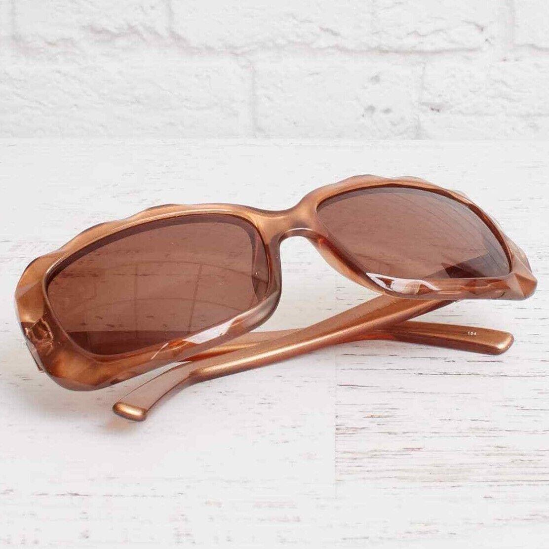 NEW Fendi Sunglasses Women Brown Rectangle Frames Gradient UV Fashion Designer