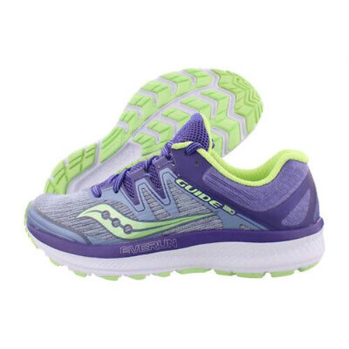 Saucony Guide Iso Running Women`s Shoes Size Size 5.5 Color: Fog/purple