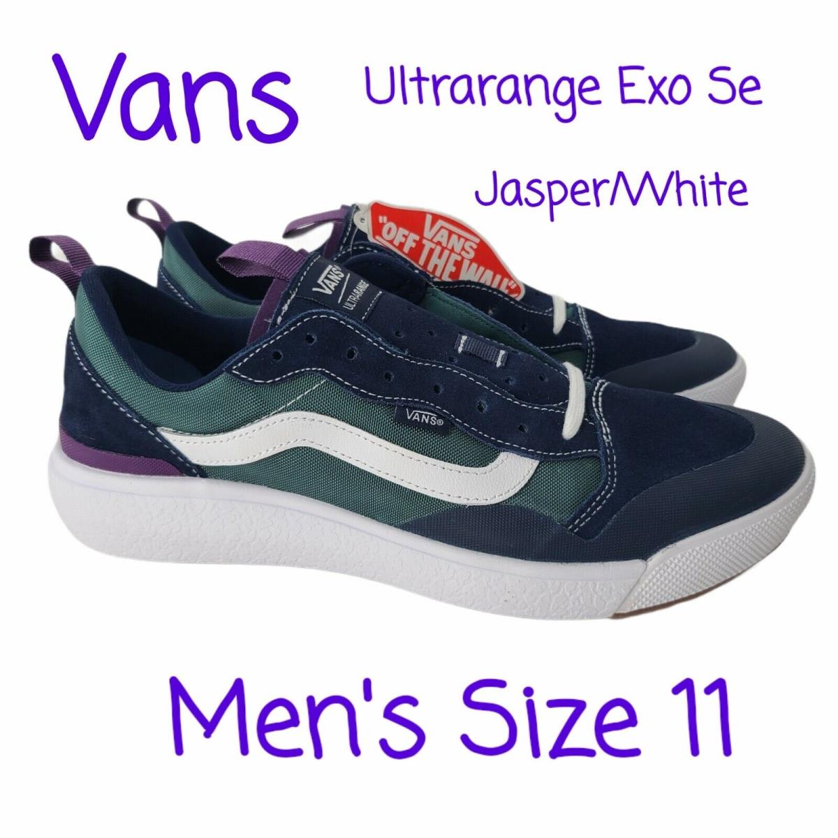 Vans Ultrarange Exo Se Sneaker Shoe Mens Size 11 Jasper Blue Green White