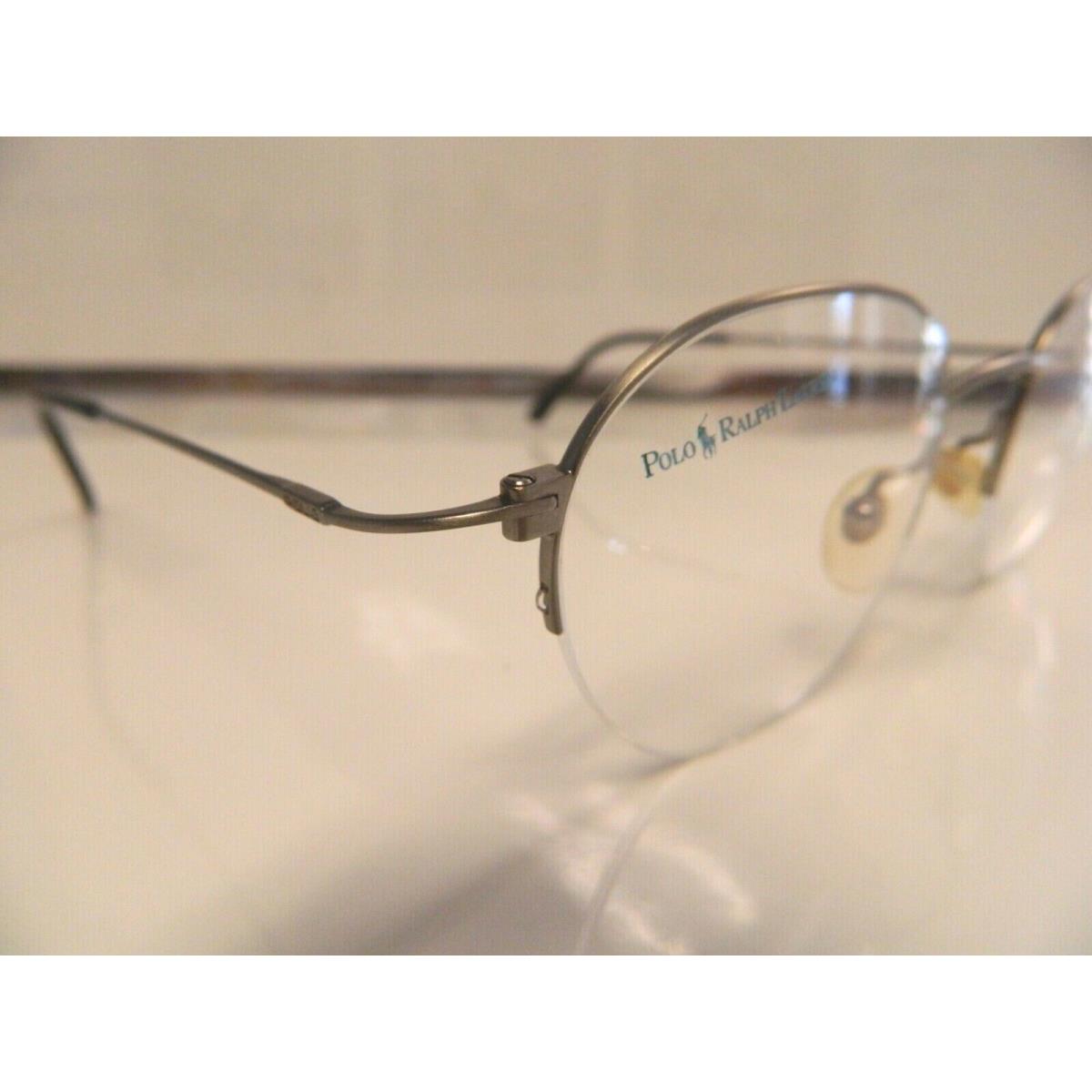 Vintage Polo Ralph Lauren Eyeglasses Classic 208 Silver Semi 48 20 Round Noi