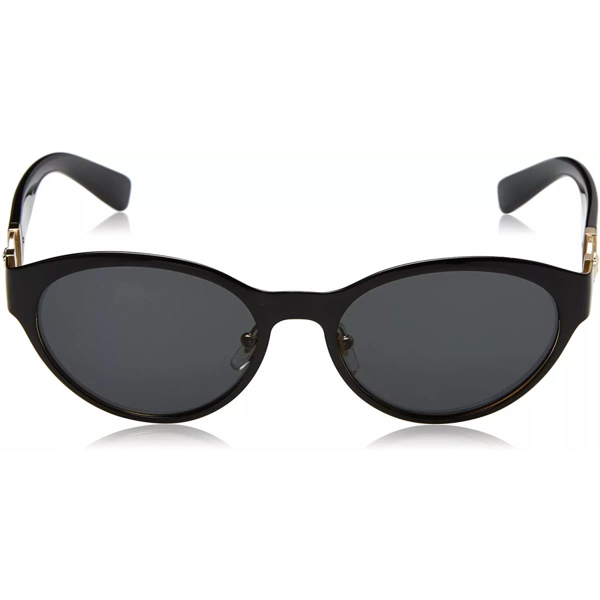 Versace sunglasses  - Black Pale Gold Frame, Gray Lens