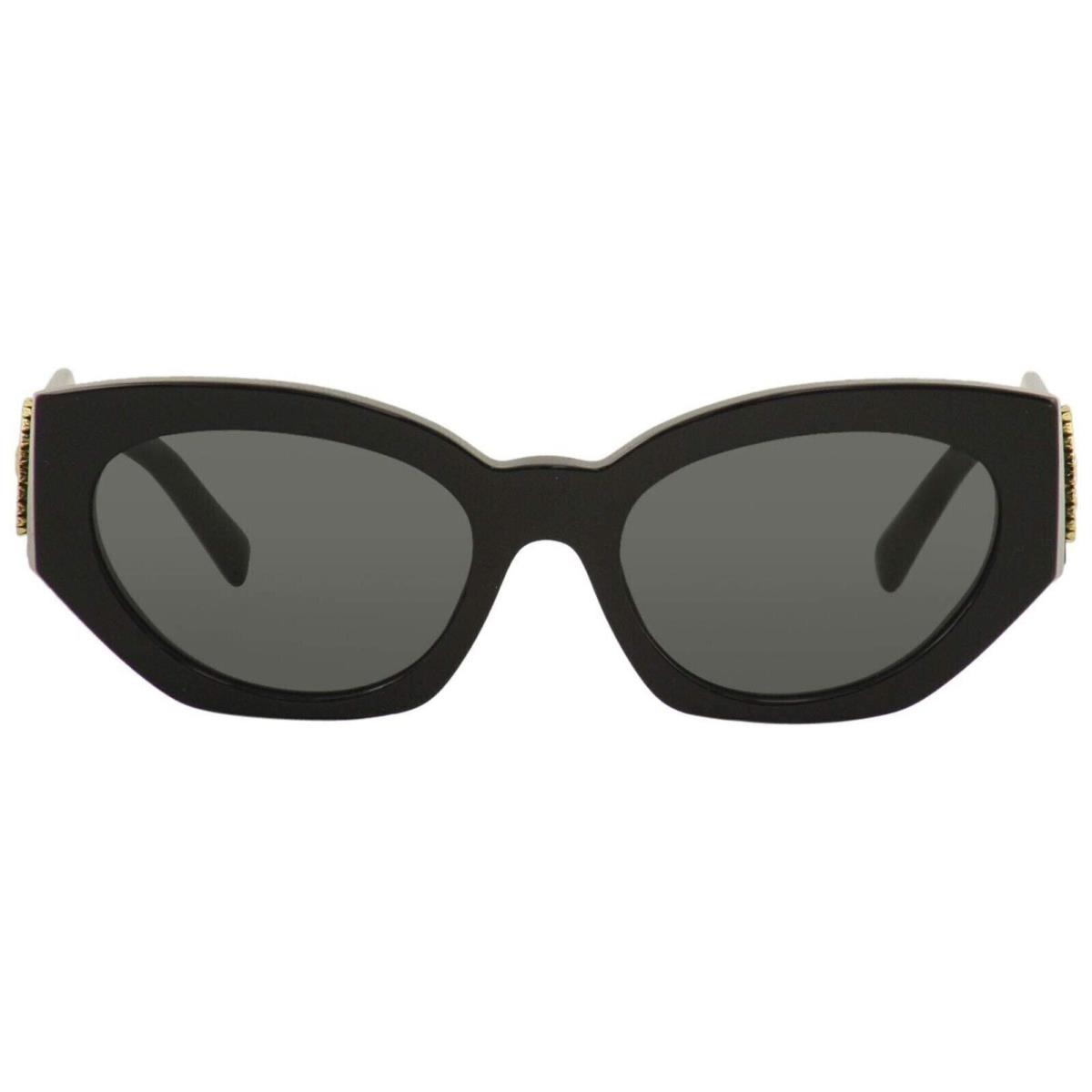 Versace Woman Sunglasses Black Lenses Acetate Frame VE4376/B GB1/87 54mm