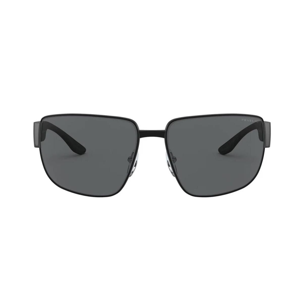 Prada Linea Rossa Sps 56V Matte Black/dark Grey Polarized 1BO-02G Sunglasses - Frame: Matte Black, Lens: Dark Grey Polarized