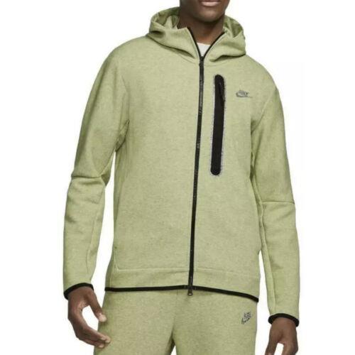 Nike Sportswear Tech Fleece Revival Hoodie Lime Green DD4688 303 Men`s Size L