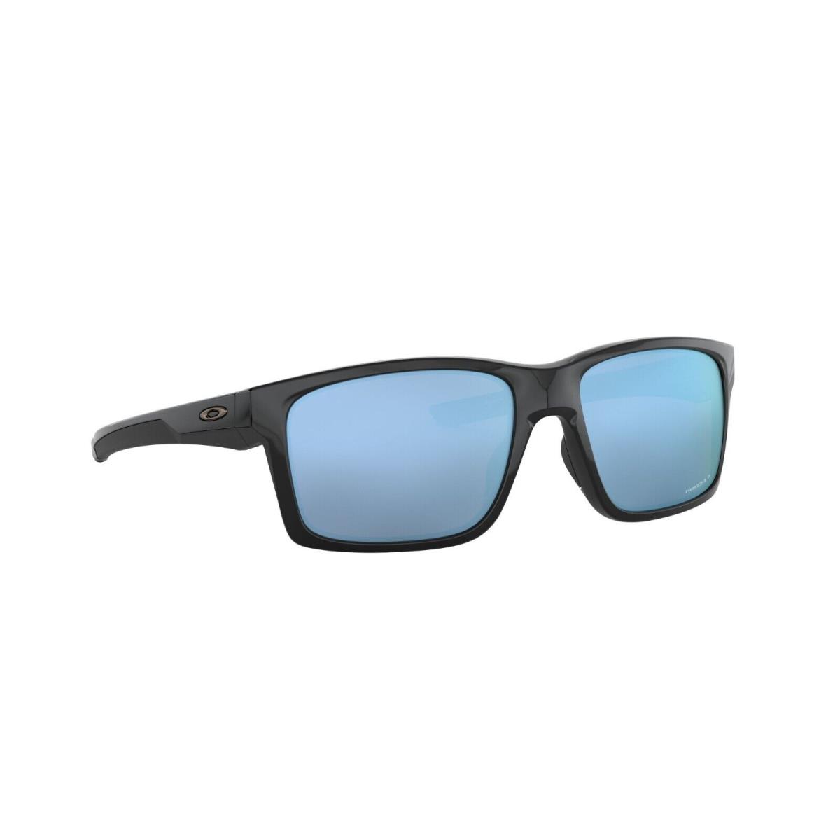 Oakley Mainlink XL Sunglasses OO 9264 c.47 in Shiny Black Blue Prizm H2O Polar - Frame: Shiny Black, Lens: Solid Brown