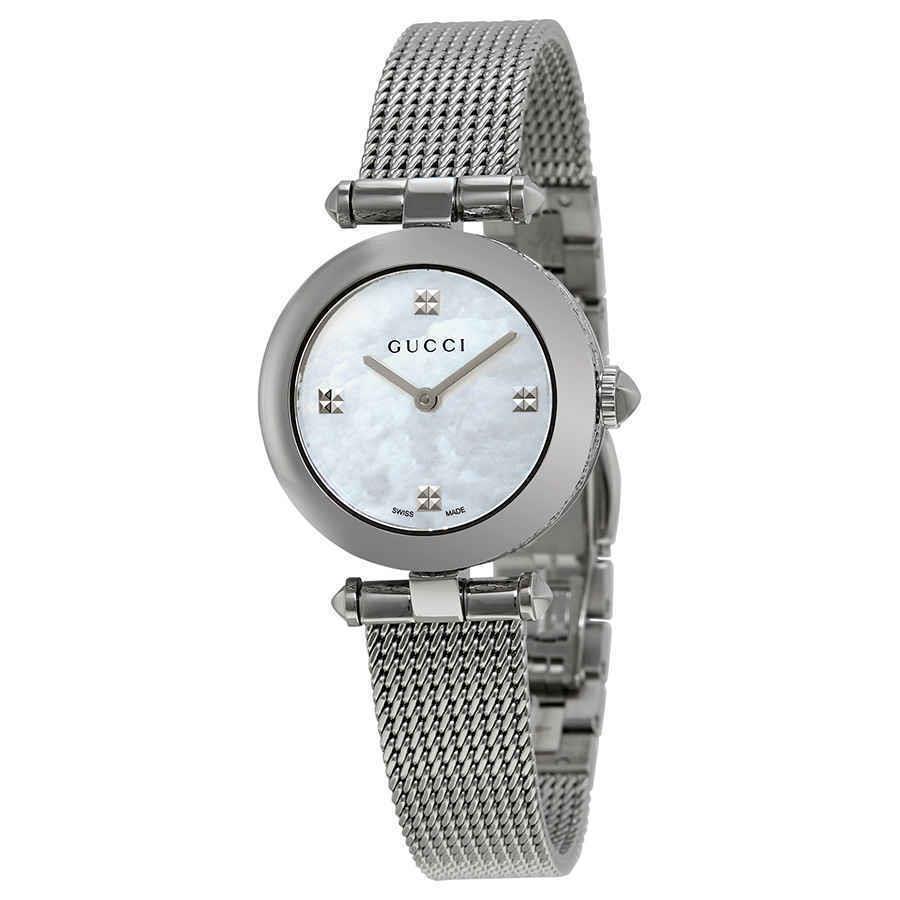 Gucci Diamantissima Mop Dial Ladies Watch YA141504