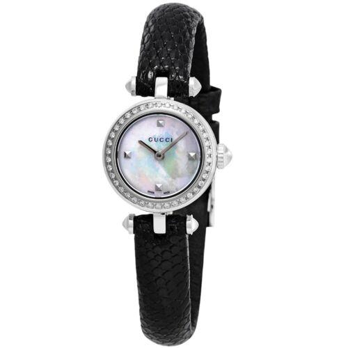 Gucci YA141511 Women`s Diamantissima White Quartz Watch - White Dial, White Band