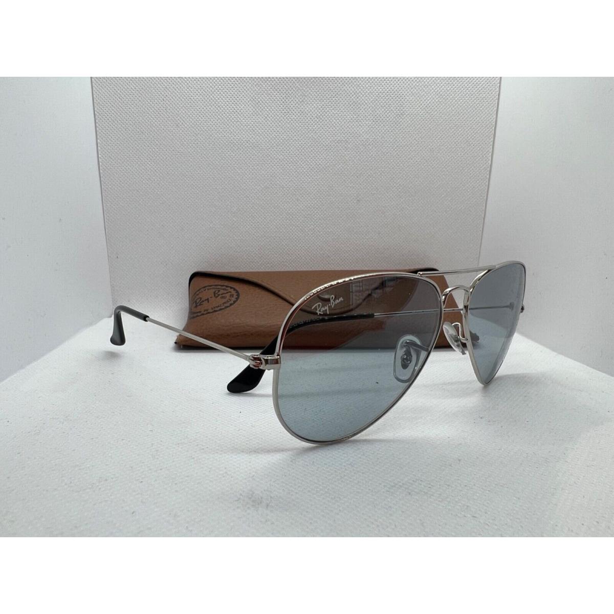 Ray-ban RB3025 Large Silver Aviator Sunglasses