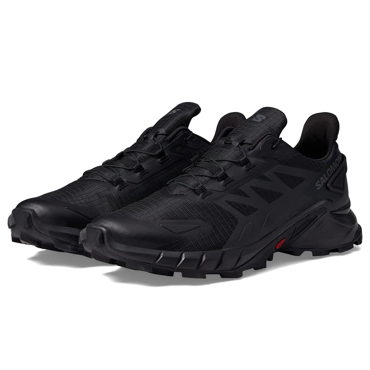 Man`s Sneakers Athletic Shoes Salomon Supercross 4 Black/Black/Black