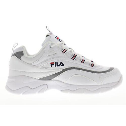 Fila Ray 5RM00521-109 Womens White Casual Lifestyle Sneakers Shoes 10
