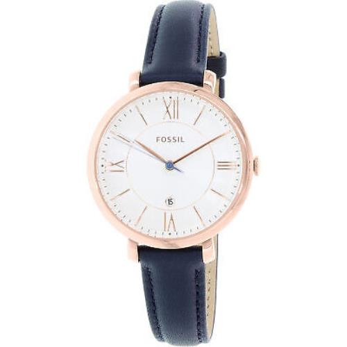 Fossil Jacqueline ES3843 Elegant Japanese Movement Fashionable Leather Watch
