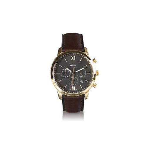 Fossil Neutra FS5763 Elegant Japanese Movement Chronograph Brown