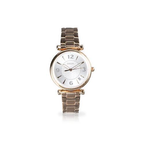 Fossil Jacqueline ES5098 Elegant Multifunction Rose Gold Stainless Steel Watch