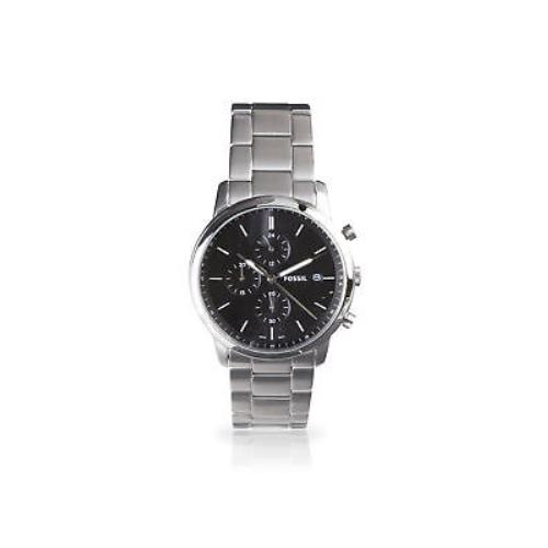 Fossil Minimalist FS5847 Elegant Chronograph Stainless Steel Watch