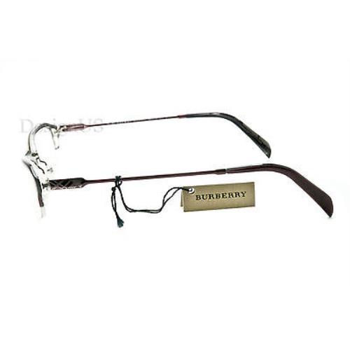 Burberry B 8457 0RT2 Half-rimless 51/18/140 Eyeglasses Made in 