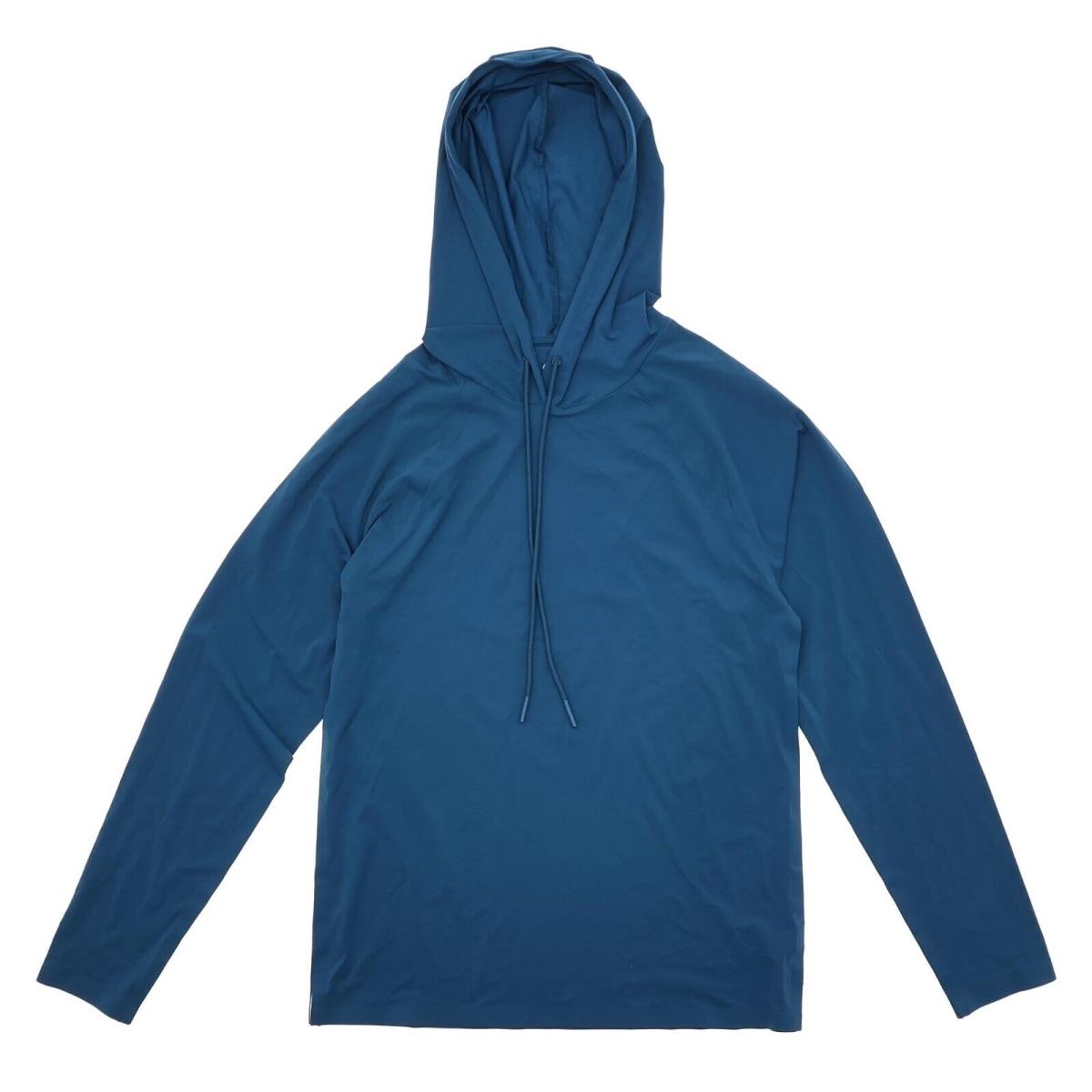 Alo Yoga L56129 Mineral Blue Idol Runner Hoodie Size S