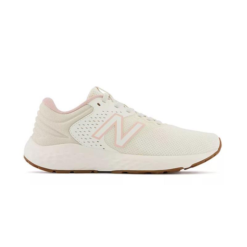 Balance 520 V7 Fresh Foam Women`s Athletic Running Low Top Training Shoes OFF WHITE