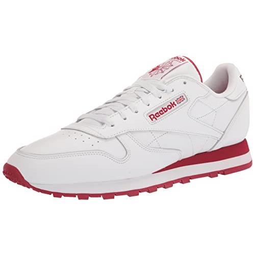 Reebok Unisex-adult Classic Leather Sneaker - Choose Sz/col White/Flash Red