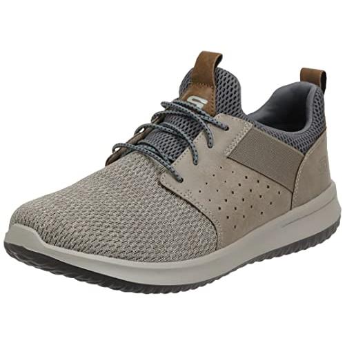 Skechers Men`s Classic Fit-delson-camden Sneaker - Choose Sz/col Taupe