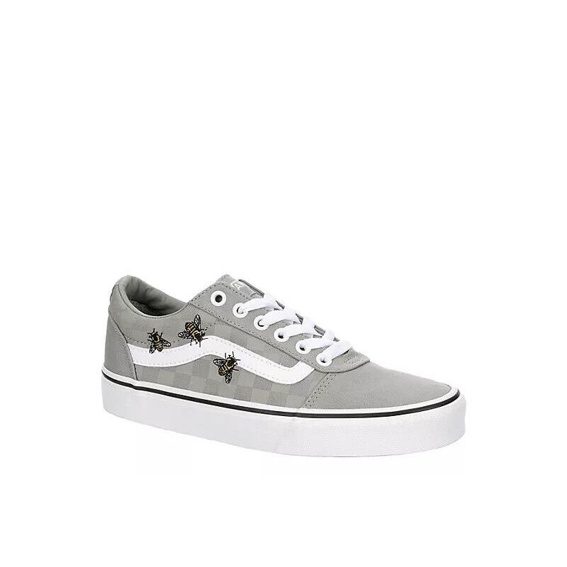 Vans Ward Women`s Shoes Sneakers Skate Casual Low Tops Gray/Bee Print