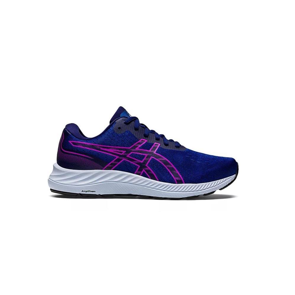 Asics Gel-excite 9 Women`s Athletic Running Gym Low Top Shoes Sneakers 6-11 Dark Blue/Pink