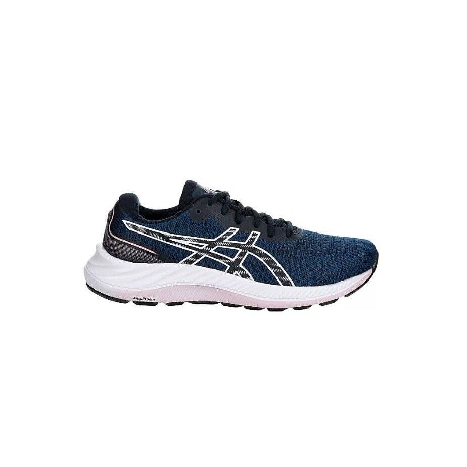 Asics Gel-excite 9 Women`s Athletic Running Gym Low Top Shoes Sneakers 6-11 Midnight Blue