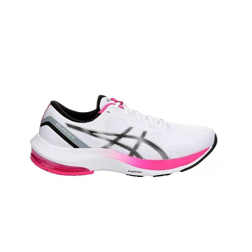 Asics Gel-pulse 13 Women`s Athletic Running Gym Low Top Shoes Sneakers White/Magenta