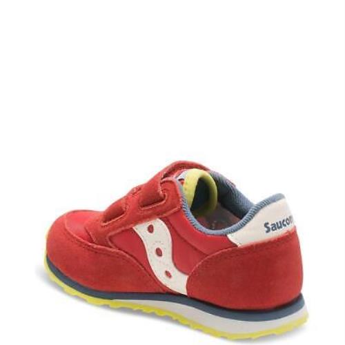 Saucony Unisex-child Baby Jazz Hook Loop Red/blue/lime 9.5 M