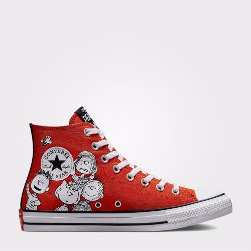 Converse x Peanuts Chuck Taylor All-star Hi Shoes Red Mens 8.5 AO2573F