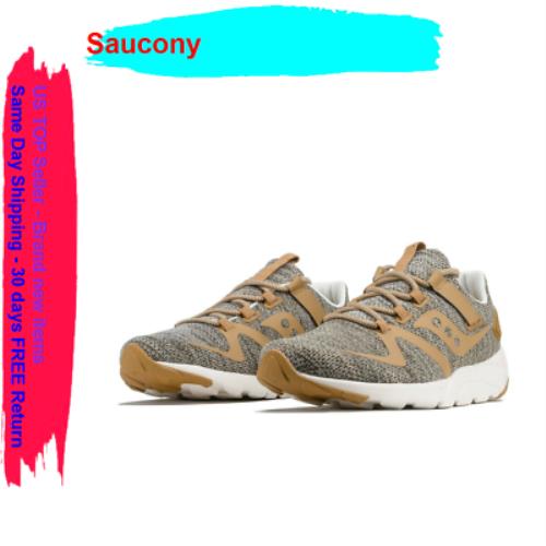 Saucony Grid 9000 Mod Men`s Shoe Tan/tan Size 5 M