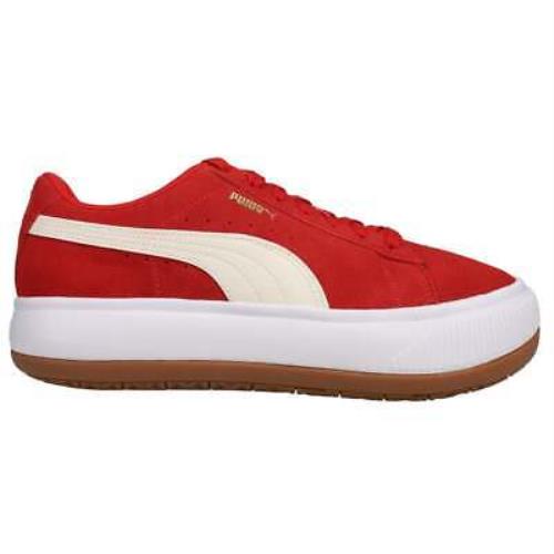 Puma 380686-08 Suede Mayu Platform Lace Up Womens Sneakers Shoes Casual