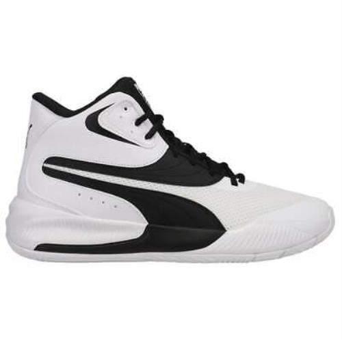 Puma 376451-07 Triple Mid Mens Basketball Sneakers Shoes Casual - White