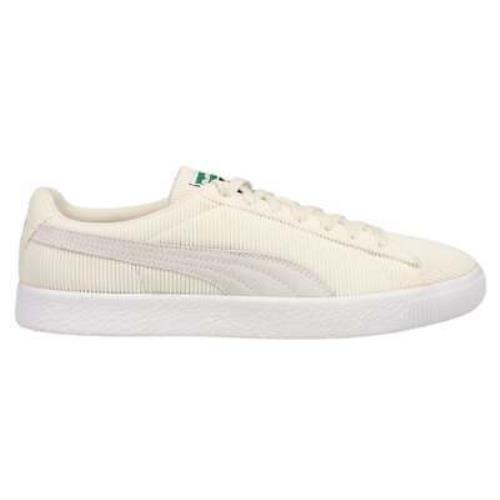 Puma 381970-01 Basket Vtg Cream Butter Goods Mens Sneakers Shoes Casual