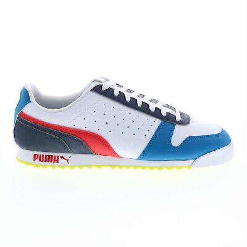 Puma Roma Hacked Goods 38687101 Mens White Synthetic Lifestyle Sneakers Shoes