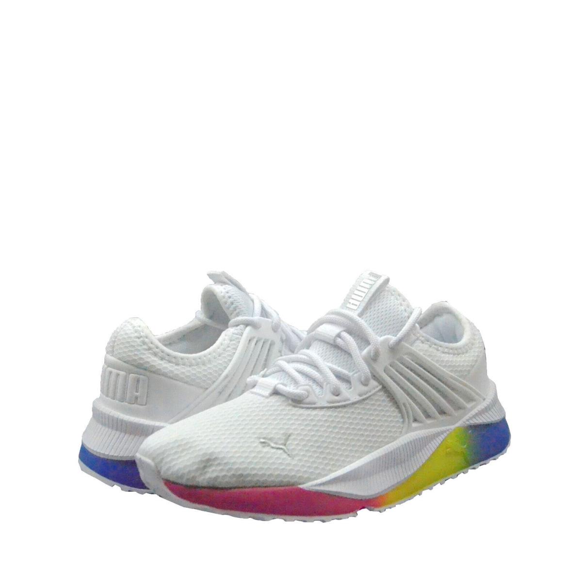 Women`s Shoes Puma Pacer Future Fluo Athletic Sneakers 38913001 White Limepunch - White