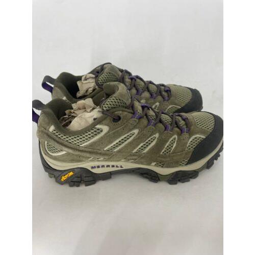 Merrell Womens Moab 2 Ventilator Comfortable Hiking Shoes Olive J033286 Size 7.5