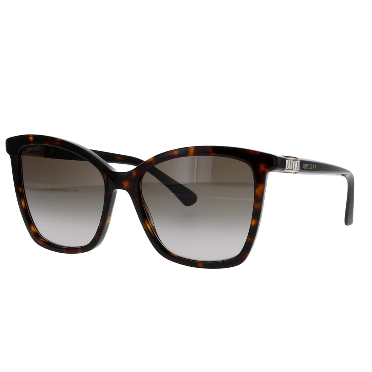 Jimmy Choo Ali/s 086HA Tortoise Brown Gradient Sunglasses 56-17 MM