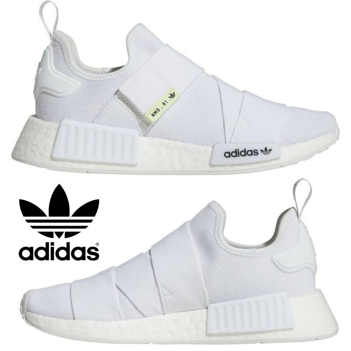 Adidas Originals Nmd R1 Laceless Women s Sneakers Casual Shoes Sport Running - White , White/White/Black Manufacturer