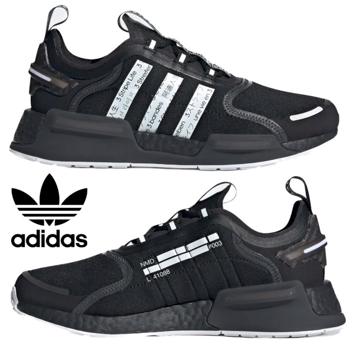 Adidas Originals Nmd V3 Men`s Sneakers Running Shoes Gym Casual Sport Core Black