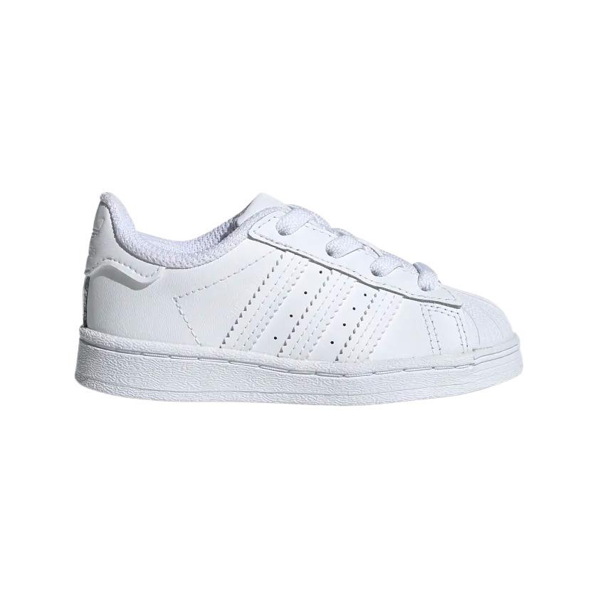 Adidas Toddler Superstar EL I Shoes All White EF5397