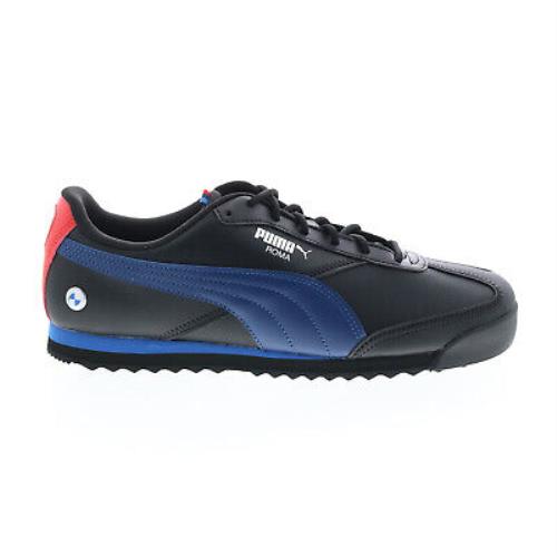 Puma Bmw Mms Roma Via 30709901 Mens Black Synthetic Motorsport Sneakers Shoes